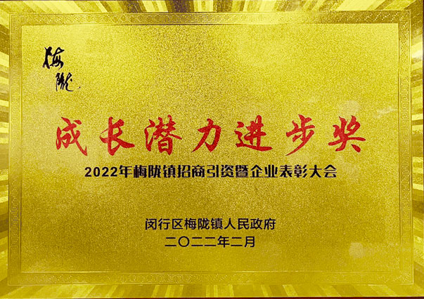 上海联净-成长潜力进步奖